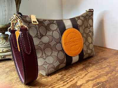 COACH 5483 Dempsey Convertable Shoulder Bag Signature Jacquard