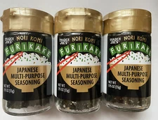 3 Pack Trader Joe's Furikake Nori Komi Japanese Seasoning No MSG 1.95 oz each