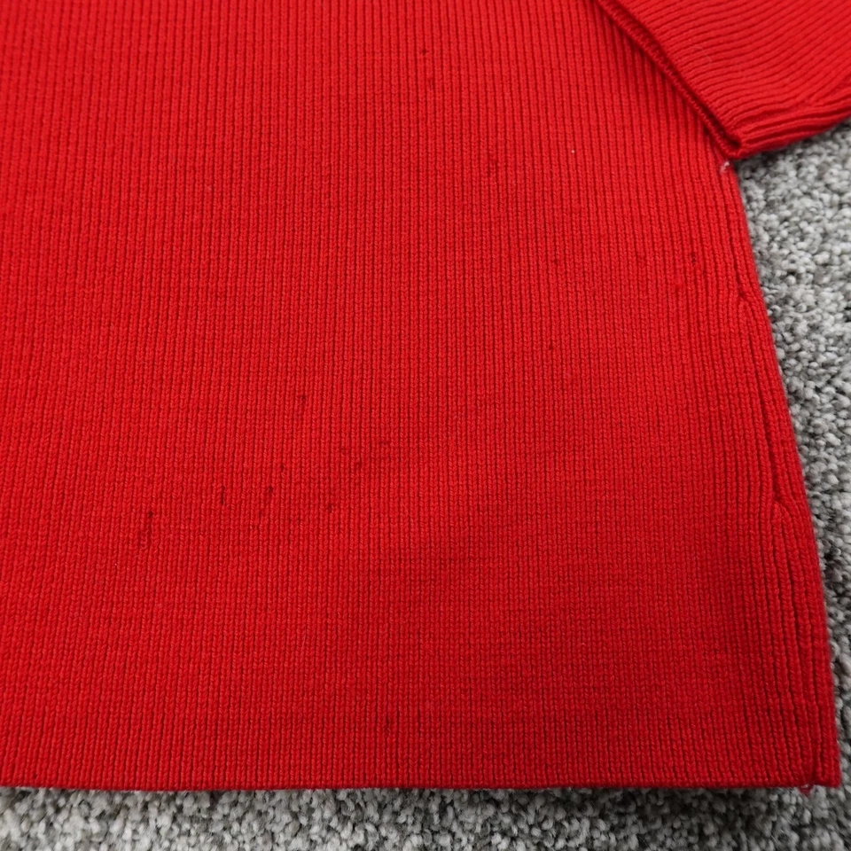 Pendleton Suéter Mujer Plus Extra Grande Rojo Cremallera Lana Merino Sudadera Damas Foto 2 de 4