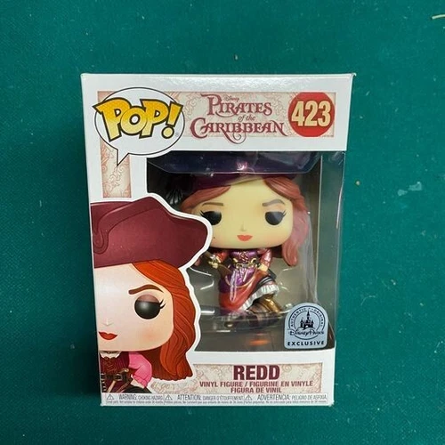 Funko Pop! Disney Pirates Of The Caribbean #423 Redd RED Head Parks Exclusive