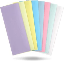 Lapping Microfinishing Film With Psa Set Of 8 Polishing Sheets 4.25 X 11 For