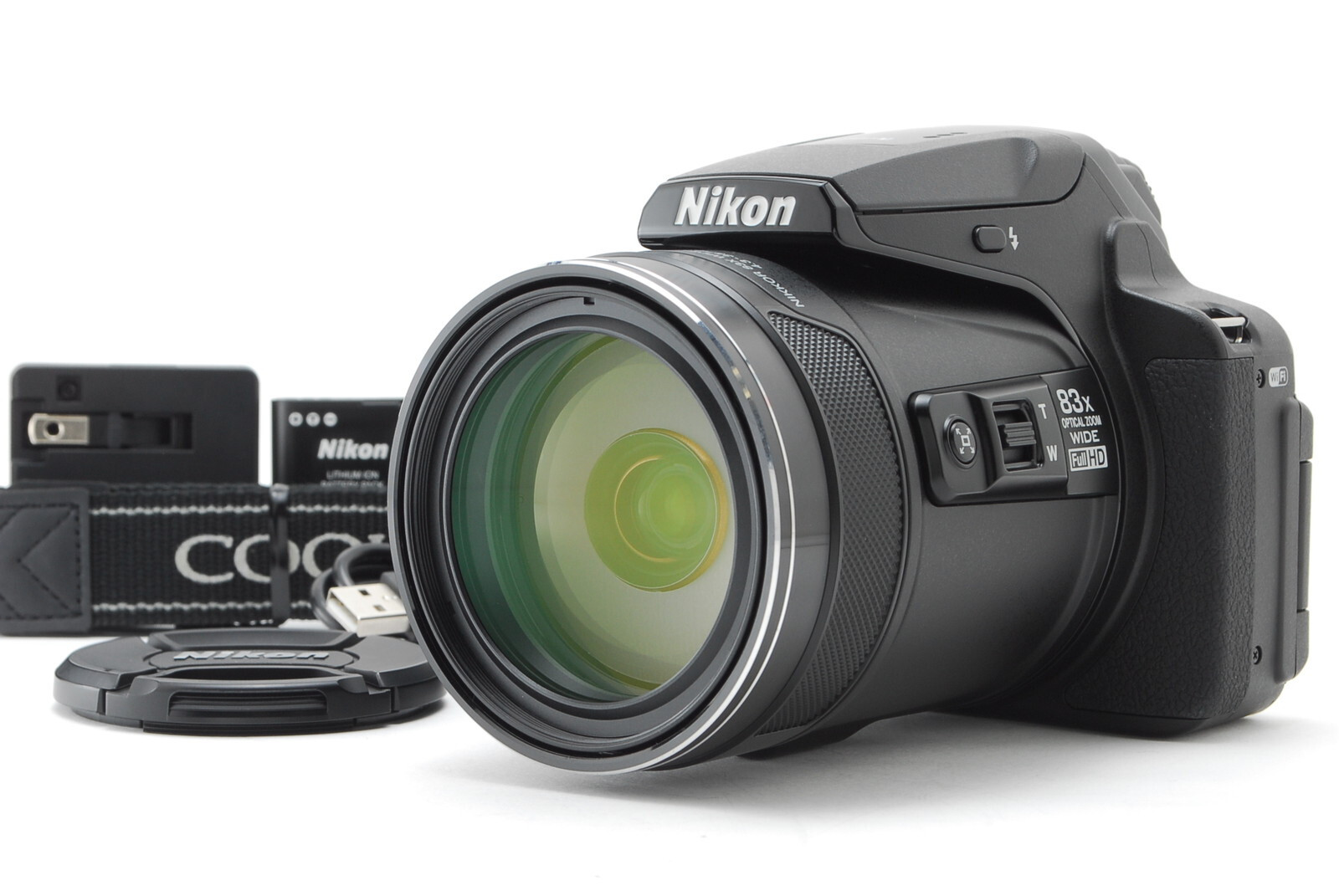 Nikon COOLPIX P900 16MP Compact Digital Camera Black "Near Mint