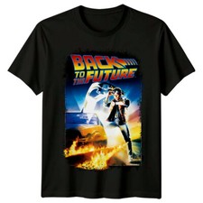 Image of Back to the Future (1985) Movie Poster Inspired T-Shirt Retro Classic Tee Unisex
