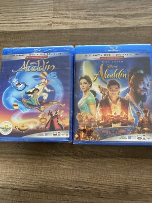 Aladdin King Thieves Return Jafar 2-Movie Collection Blu ray DVD NEW SEALED/4