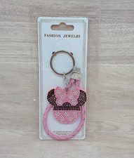 Minnie Mouse Pink Fashion Keychain Bag Charm