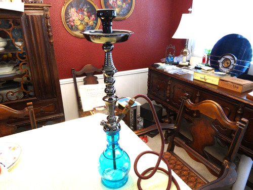 OIL & GAS OILFIELD AGER HOOKA WATER PIPE WITH AGER LOCKING CASE