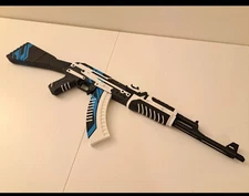 AK 47 Asiimov - Full Size Cosplay Replica CS2 Skin, Counter-Strike