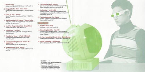 Saved By Zero 80s New Wave (CD, 2007, EMI Music Special Markets) - Picture 6 of 6