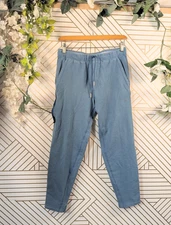 Mark Weldon Men's Navy Blue Stretch Waist Jogger Tech Travel Pants Small 