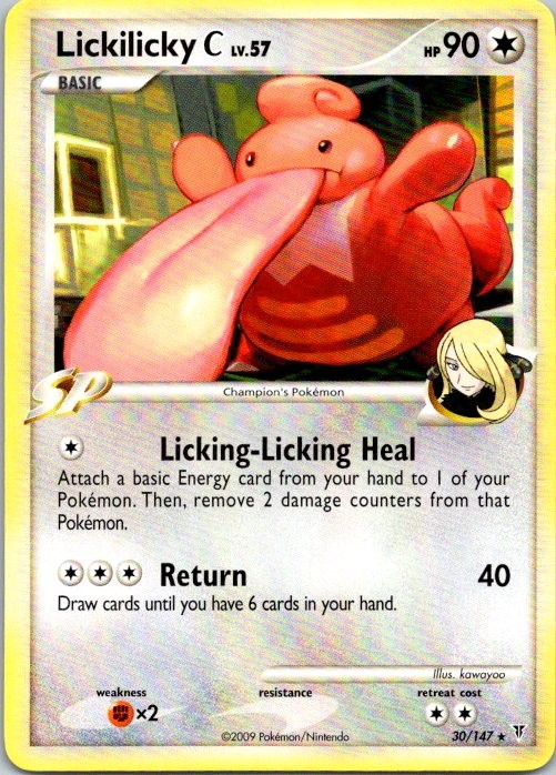Pokemon TCG Lickilicky C Rare Supreme Victors 30
