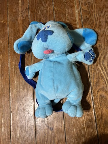 Vintage Blue's Clues Pyramid Plush Stuffed Toy Backpack Viacom 1999