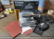 Titan TTB890SDR 1/2 Sheet Sander 240V 300w with extra sandpaper