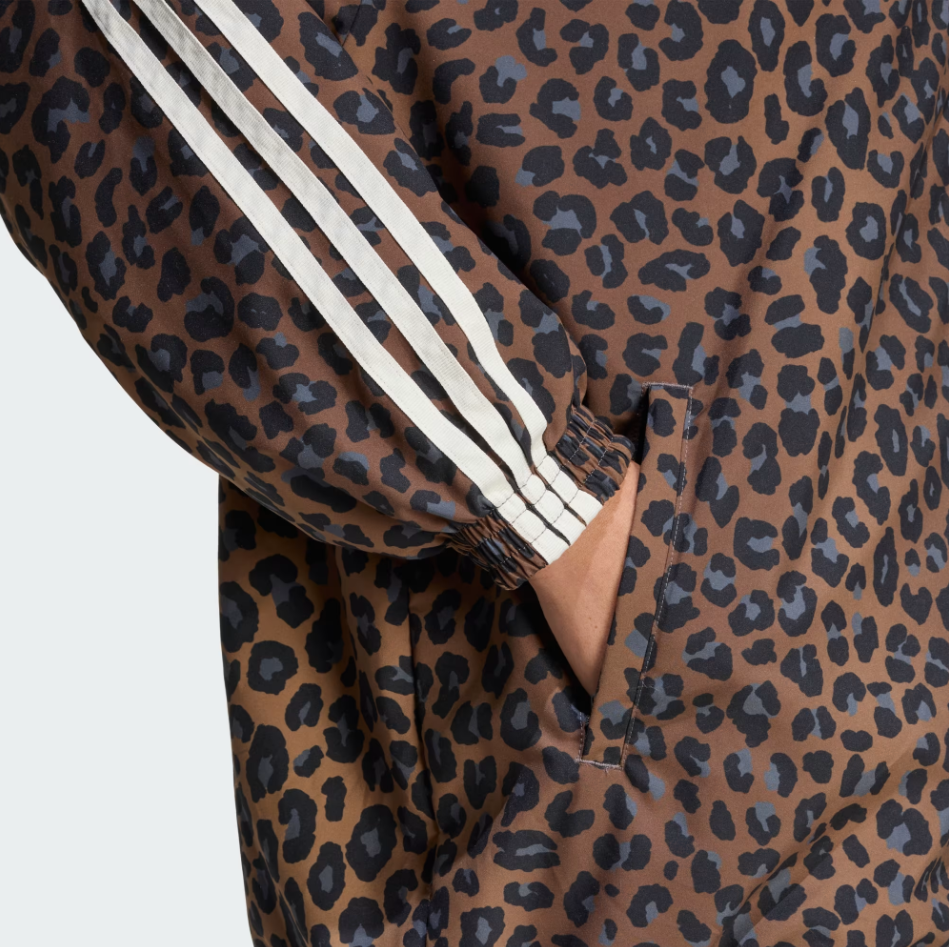 Adidas Originals Leopard Firebird Oversized Tracktop For Women