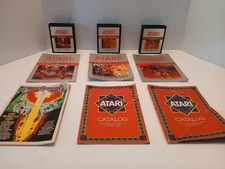 Lot Of 3 Vintage Atari Video Game Cartridges ...