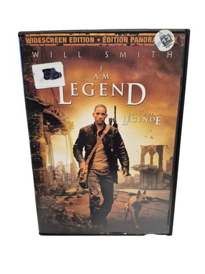 I Am Legend (DVD, 2008, Widescreen), Will Smith, Sci-Fi Thriller, Single Disc