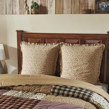 Pip Vinestar Fabric Euro Sham Set of 2 26x26 VHC Brands