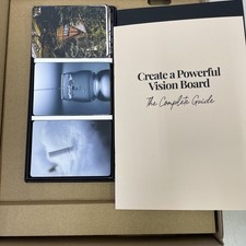 Vision Board Kit for Men - 168 Cards with Diverse Pictures & Quotes, Black Fo...