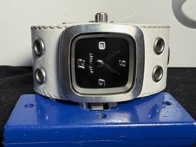 Nixon The Mini GTO Black/White  Leather Watch