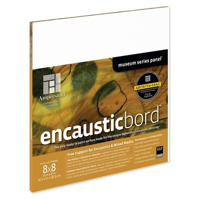 Museum Series Encausticbord | 8''x8'' | 1/8'' Depth Profile | Encaustic Painting...