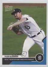 2020 Topps Now Blue 24/49 Tyler Alexander #47 1c7