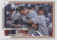 2023 Topps Complete Set Fanatics Exclusive Gold Star Aaron Judge Checklist 0i1b
