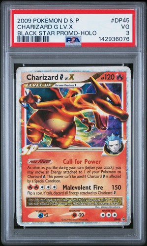 Charizard G LV.X graded PSA 3 for sale on eBay