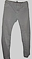 LEVIS Boys Jeans Size 14 Adjustable Waist Gray Performance 511 Slim Youth 27x27