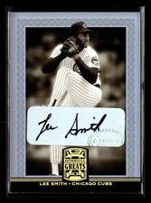2005 Donruss Greats Lee Smith #51 Signature Gold HoloFoil Auto RP940
