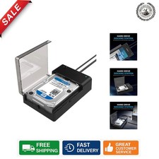 Lay-Flat USB 3.0 SATA Dock for 2.5/3.5in Drives - 20TB Capacity, Compact Size