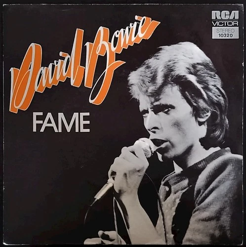 DAVID BOWIE – 1975 FRANCE Unique Picture Sleeve 45 – Fame / Right – John Lennon