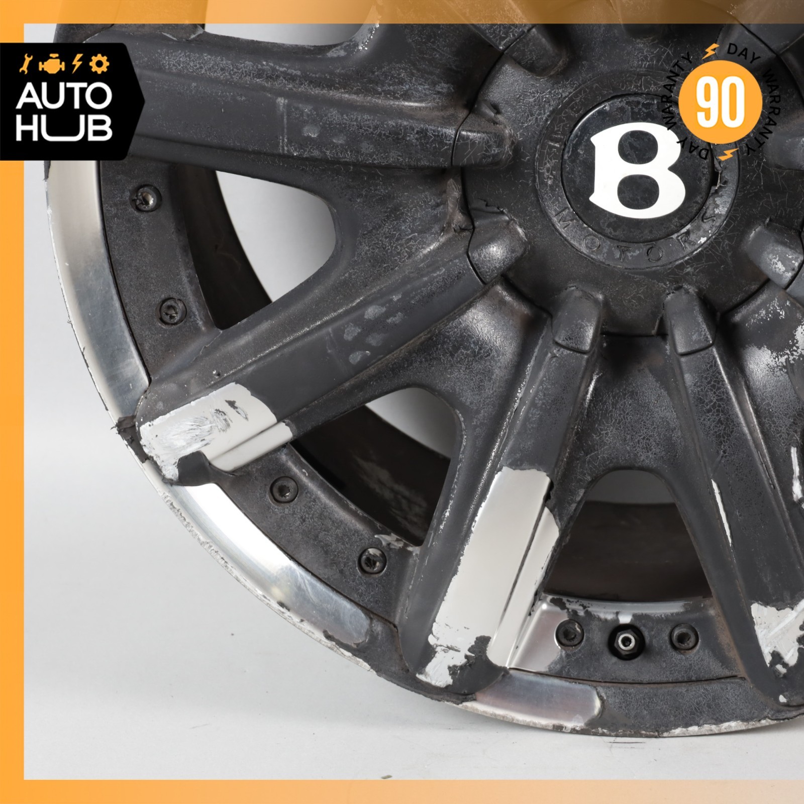 Bentley Continental GT Flying Spur 9 x 20 20" Wheel Rim Black 3W0601025AM OEM