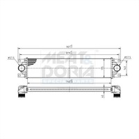 Meat & Doria LadeluftküHler LLK FüR Renault Master II Kasten 2.5 Dci Opel FD