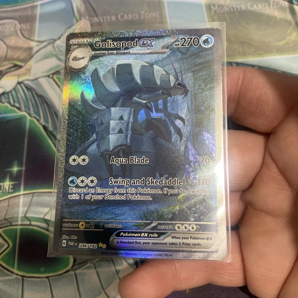 Golisopod ex 246/182 Sv04: Paradox Rift Holo Pokemon Card NM - Image 3 of 4