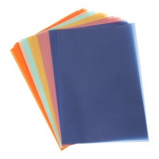 Colored Vellum Paper 20 Sheet Multicolor Transparency 8.5 x 11