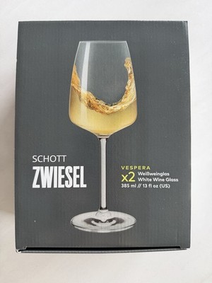 2 Schott Zwiesel Weißwein Gläser Modell:Vespera 385ml Kristallglas,2Stück OVP