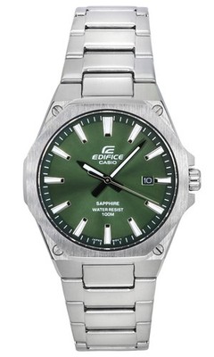 Casio Edifice Analog Green Dial Sports Quartz 100M EFR-S108D-3A Men's Watch