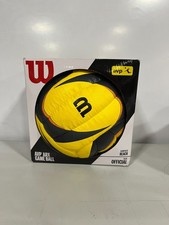 Wilson AVP OPTX Siatkówka plażowa Premium Piłka meczowa Czarna Żółta Nowa