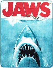 Affiche De Film JAWS Couverture En Micro-Peluche 50x60 Pouces
