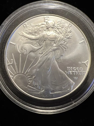 2024‑W American Silver Eagle • West Point Mint • 1 oz .999 Fine Silver • BU