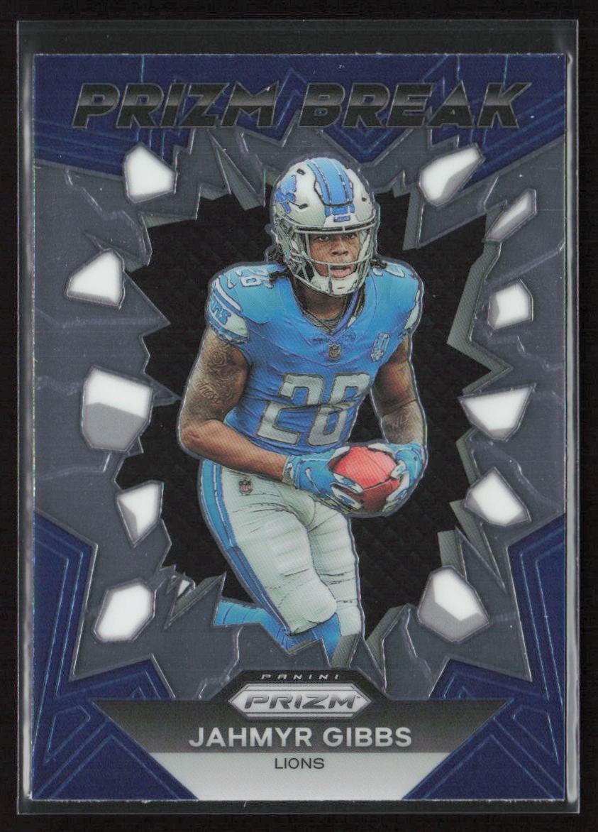 2023 Panini Prizm Prizm Break Jahmyr Gibbs #PB-5 Rookie Lions