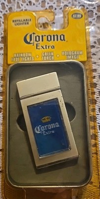 CORONA EXTRA BEER REFILLABLE  LIGHTER NEW IN BOX 2004 - Read