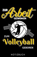 Notizbuch A5 Volleyball Motiv, 120 Seiten, Liniert, Geschenk FüR Sportler