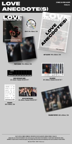 K-POP EVNNE 5th Mini Album LOVE ANECDOTE(S) CD+Book+P.Card+Sticker+Folded Poster - Picture 2 of 25