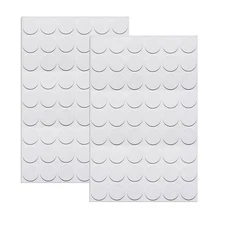 54Pcs/sheet Self-adhesive Screw Covers Caps Hole Stickers Furniture PVC 21mm