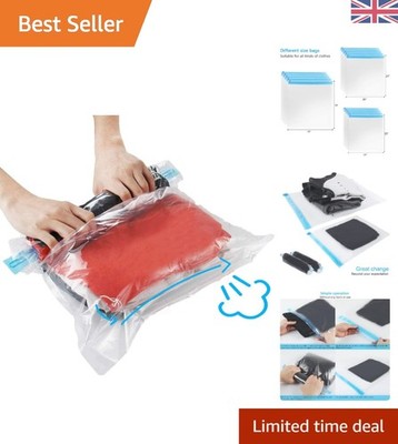 Essential 10er-Pack Reise-Aufbewahrungstaschen: Reißverschluss, schmutzdicht & einfach zu bedienen