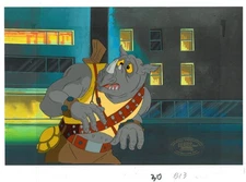Rocksteady of (TMNT) Turtles- Original Production Cel with MWS Seal-
