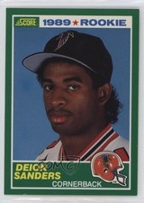 1989 Score 1989 Rookie Deion Sanders #246 HOF 1fa0