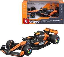 Bburago 1:43 McLaren Team MCL38 #4 Lando Norris 2024 Miami Grand Prix 38214 F1