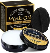 Mink Oil for Leather Boots, Boot Care Kit, Shoe Kit for...