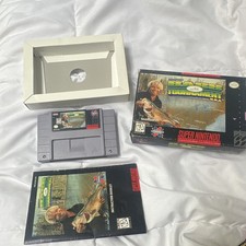 Sammy Jimmy Houston's Bass Tournament U.S.A. SNES CIB Manual NTSC-U/C 1993